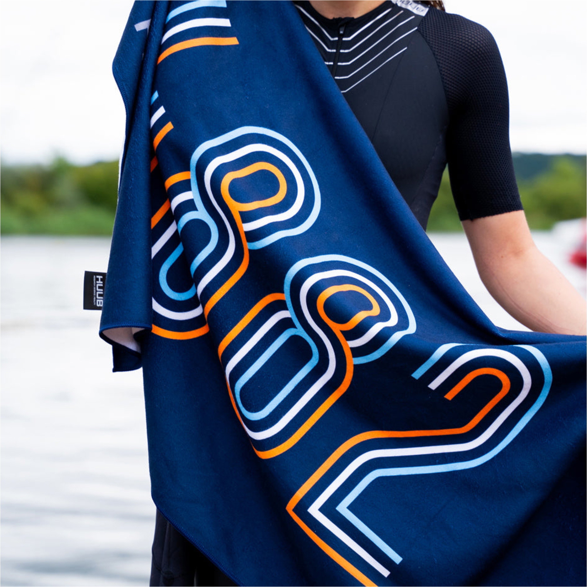 2026 Huub Mikrofaser 4882 Handtuch A2-MFT - Navy
